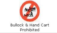 Bullock & HandCart prohibited