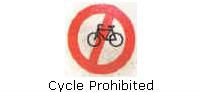 Cycle prohibited