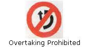 Overtaking prohibited