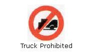 Truck Prohibited