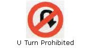 U turn prohibited