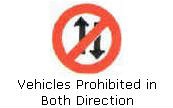 Vehicles not allowed