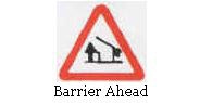 Barrier ahead