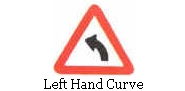 Left hand curve
